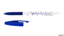 Długopis w gwiazdki SUPERFINE z supercienką końcówką, 0,5mm niebieski TO-059 Toma Toma