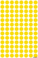 Kółka do zaznaczania kolorowe, 416 etyk./op., Q8 mm, żółte Avery Zweckform, 3013 (X) Avery Zweckform