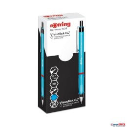 Ołówek automatyczny 2B, 0,7mm niebieski VISUCLICK ROTRING, 2088548 Rotring