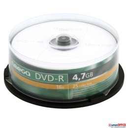 Płyta OMEGA DVD-R 4,7GB 16X SLIM CAKE (10) OMD16S- (X) Platinet