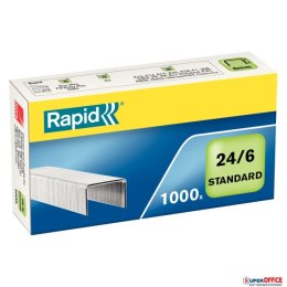 Zszywki RAPID Standard 24/6 1M, 1000 szt., 24855600 Rapid