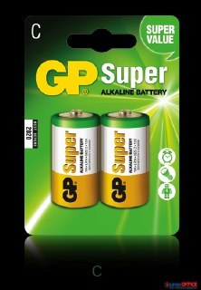 Bateria alkaliczna GP Super C / LR14 (2szt) 1.5V GPPCA14AS003 GP Batteries