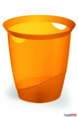 Kosz na śmieci 16l pomarańczowy przezroczysty DURABLE 1701710009 Durable