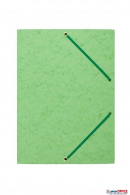 Teczka z gumką rogi DOTTS A4 preszpan jasna zielona 390g Dotts