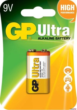 Bateria alkaliczna GP Ultra 9V / 6LR61 9.0V GPPVA9VAU010 GP Batteries