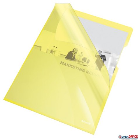 Ofertówki krystaliczne A4 150mic żółte (25szt) ESSELTE 55431 Esselte