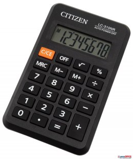 Kalkulator kieszonkowy CITIZEN LC310NR, 8-cyfrowy, 114x69mm, czarny CITIZEN
