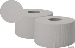 Papier toaletowy JUMBO-ROLL szary ESTETIC 1-warstwowy 120m PJS1120 Ellis