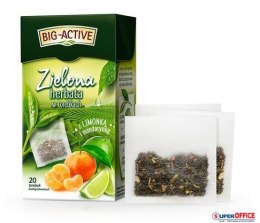 Herbata BIG-ACTIVE MANDARYNKA-LIMONKA zielona 20 kopert/30g Big-Active
