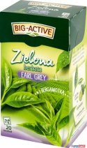 Herbata BIG-ACTIVE EARL GREY z bergamotką zielona 20 kopert/30g Big-Active