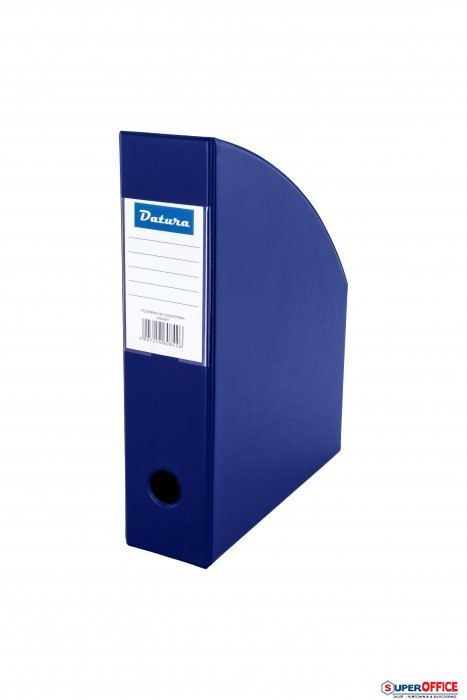 Pojemnik na czasopisma DOTTS A4 10cm niebieski PCV (SD-36-03) Dotts