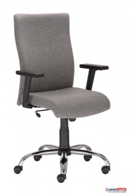 Krzesło obrotowe LEON ST/WILLIAM R19T steel EF019 czarny NOWY STYL Nowy Styl