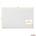 Szklana tablica Nobo Impression Pro z zaokrąglonymi rogami 1000x560mm, lśniąca biel (X) Nobo