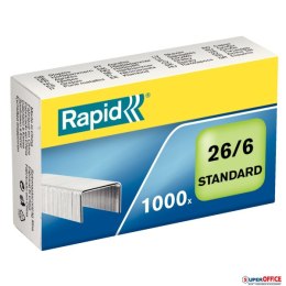 Zszywki Rapid Standard 26/6 1M, 1000 szt., 24861300 Rapid