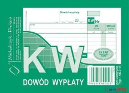 402-5 KW Dowód Wypłaty MICHALCZYK&PROKOP A6 80 kartek Michalczyk i Prokop