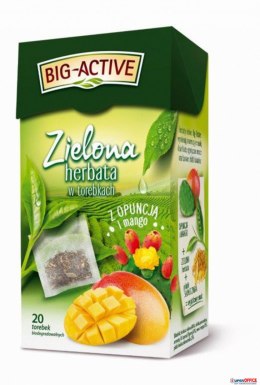 Herbata BIG-ACTIVE OPUNCJA-MANGO zielona 20 kopert/34g Big-Active
