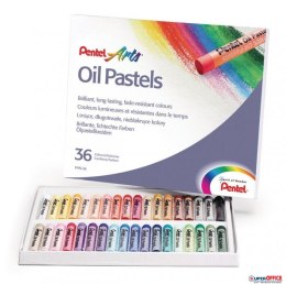 Pastele olejne 36 kolorów PHN-36 PENTEL Pentel
