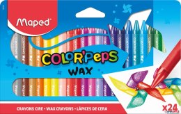 Kredki COLORPEPS świecowe 24 kolorów 861013 MAPED Maped
