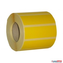 Etykieta rola DOTTS 60x40 (4 rolek) termiczna żółta nawój 1000szt. Dotts