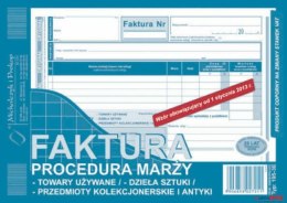195-3E Faktura procedura marży towary używane A5 (o+1k) MICHALCZYK Michalczyk i Prokop