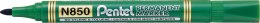 Marker permanentny N850 zielony okrągła końcówka PENTEL Pentel