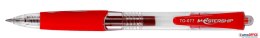 Długopis żelowy MASTERSHIP, automatyczne z końcówką 0,7mm czerwony TO-077 Toma Toma