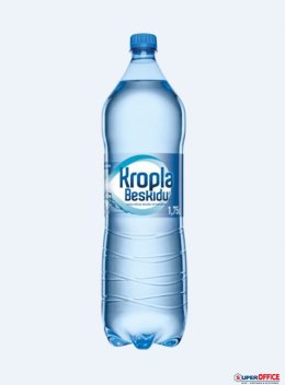 Woda KROPLA BESKIDU gazowana 1.5L butelka PET zgrzewka 6 szt. Kropla Beskidu