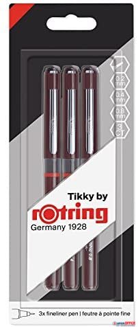 Zestaw cienkopisów TIKKY 0.3/ 0.5/ 0.7 mm ROTRING 1904812 Rotring