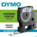 Taśma DYMO D1 - 12 mm x 7 m, czarny / przezroczysty S0720500 do drukarek etykiet Dymo