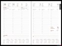 Kalendarz Vivella A4 tygodniowy p. biały Nr kat. 216 A4TB czerwony 2024 WOKOŁ NAS Wokół Nas