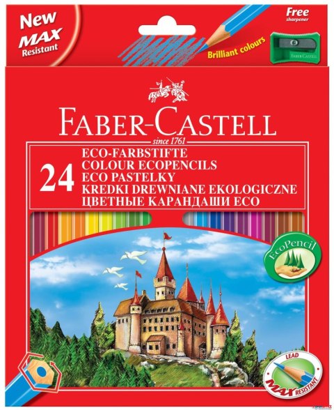 Kredki ZAMEK 24kol. FC111224/120124 op.kartonowe Faber-Castell