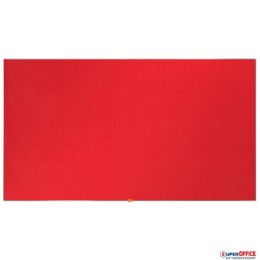 Tablica filcowa Nobo, panoramiczna 85, czerwona ( 188,9 x 106,6 cm ) 1905313 Nobo