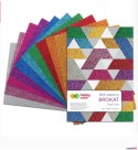 Blok BROKAT, A4, 10 ark, 150g, 10 kolorów, Happy Color HA 3815 2030-BR Happy Color