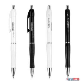 Długopis SORENTO BLACK&WHITE 0.7 wkład niebieski 7164 Penmate
