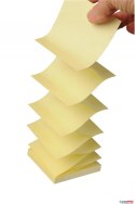 Ekologiczne karteczki samoprzylepne R330-1B Post-it_ Z-Notes z certyfikatem PEFC Recycled, Żółte, 76x76mm, 6 bloczków po 100 kar Post-It 3M
