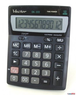 Kalkulator VECTOR DK-222 12p Vector
