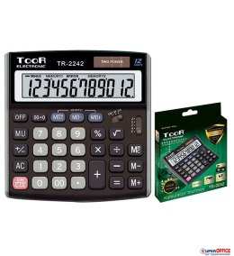 Kalkulator dwuliniowy TOOR TR-310DB-W 10-pozycyjny 120-1904 (X) Toor