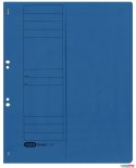 Skoroszyt kartonowy ELBA 1/2 A4, oczkowy, niebieski, 100551876 Elba
