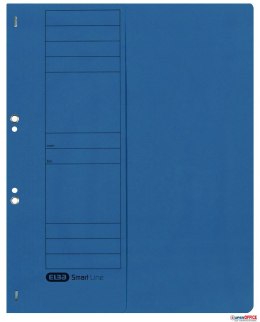 Skoroszyt kartonowy ELBA 1/2 A4, oczkowy, niebieski, 100551876 Elba
