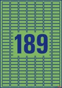 Etykiety zielone L6049-20 25,4 x 10 20 ark Usuwalne, Avery Zweckform (X) Avery Zweckform