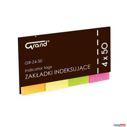 Zakładki indeksujące GRAND GR-Z4-50 4 kol. 50 x 20 mm 150-1418 Eagle