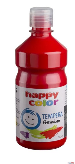 Farba tempera Premium 500ml, czerwony, Happy Color HA 3310 0500-2 Happy Color