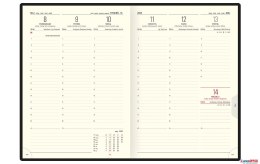Kalendarz A4 CLASSIC (C1)17-szary juta/wstawka tekstylna 2023 TELEGRAPH Telegraph