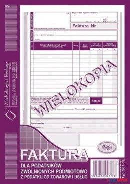 201-3E Fakt.dla zw.podm.z pod.A5(pion)w MICHALCZYK I PROKOP Michalczyk i Prokop