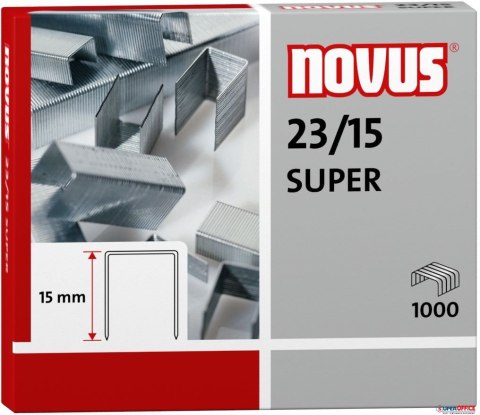 Zszywki 23/15 SUPER 1000 NOVUS 042-0044 NO Novus