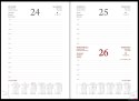 Kalendarz Vivella A5 dzienny p. biały Nr kat. 216 A5DB szary 2024 WOKÓŁ NAS Wokół Nas