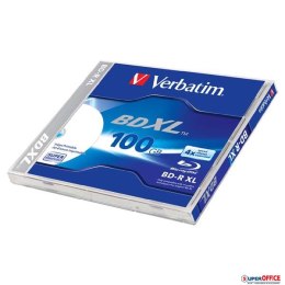 Płyta BD-R XL VERBATIM Blu-ray 100GB nadruk Jewel Case speed 4x 43789 Verbatim