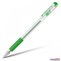 Długopis żelowy 0,6mm zielony K116-D PENTEL - HYBRID GEL GRIP Pentel