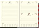 Kalendarz Cross z gumką i ażurową datówką B5 dzienny p. kremowy Nr kat. 204 B5DRK czarny 2024 WOKÓŁ NAS Wokół Nas