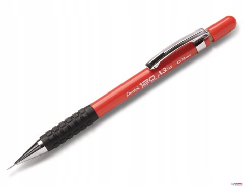 Ołówek automatyczny 0,3mm A313-B czerwony PENTEL Pentel